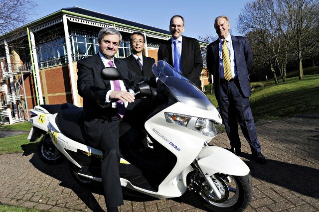 Energy and climate change secretary Chris Huhne visiting Intelli